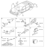 Diagram for Kia Air Bag Sensor - 959202W050