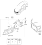 Diagram for Kia Headlight - 921022T121