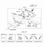 Diagram for Kia Steering Wheel - 561002T040VA