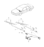 Diagram for Kia Wiper Pivot - 0K30A67360B
