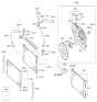 Diagram for Kia A/C Condenser - 976061R000