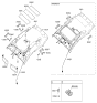 Diagram for Kia Sun Visor - 852011W901DCM