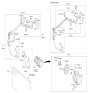 Diagram for Kia A/C Service Cap - 978111D100