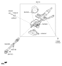 Diagram for Kia Universal Joint - 564001R200