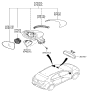 Diagram for Kia Side Marker Light - 876241W000