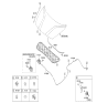 Diagram for Kia Lift Support - 811701W000