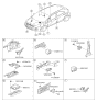 Diagram for Kia Air Bag Sensor - 959203X100