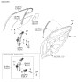 Diagram for Kia Window Run - 835411G000
