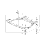 Diagram for Kia Front Cross-Member - 624001G000