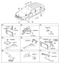 Diagram for Kia Air Bag Sensor - 959202S100