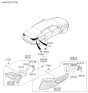 Diagram for Kia Tail Light - 924024C000