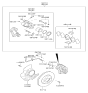 Diagram for Kia Optima Brake Pad Set - 581012TA21