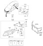 Diagram for Kia Headlight Bulb - 1864227007N
