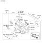 Diagram for Kia Power Window Switch - 935702T000