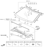 Diagram for Kia Windshield - 86111G5020