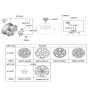 Diagram for Kia Spare Wheel - 52910G5140