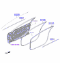 Diagram for Kia Door Moldings - 82850M6000