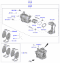 Diagram for Kia Brake Pad Set - 58101M7A00