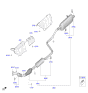 Diagram for Kia Catalytic Converter Gasket - 287511M100