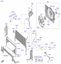 Diagram for Kia A/C Condenser - 97606M7000