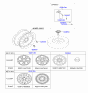 Diagram for Kia Spare Wheel - 52910M7400