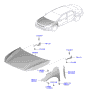 Diagram for Kia Fender - 66321M7000