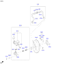 Diagram for Kia Brake Booster Vacuum Hose - 59131F2100