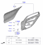 Diagram for Kia Door Hinge - 793102H000
