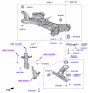 Diagram for Kia Front Cross-Member - 62405M7050