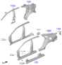 Diagram for Kia Fuel Filler Housing - 71531M7000