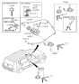 Diagram for Kia Ignition Switch - 931102K000