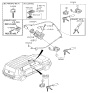 Diagram for Kia Transmitter - 954302K250