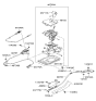Diagram for Kia Automatic Transmission Shift Levers - 467003E7929W