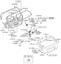 Diagram for Kia Tailgate Lock Actuator Motor - 812303E001