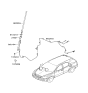 Diagram for Kia Antenna - 962103E001