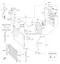 Diagram for Kia A/C Condenser - 976062S500