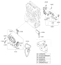Diagram for Kia Water Pump - 251102G400