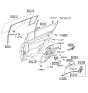 Diagram for Kia Door Lock Actuator - 814103W000