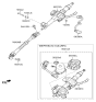 Diagram for Kia Power Steering Assist Motor - 56330D4510