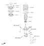 Diagram for Kia Shock Absorber - 54661A7200