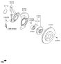 Diagram for Kia Wheel Hub - 517501P000