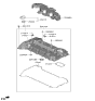 Diagram for Kia Oil Filler Cap - 265102M020