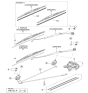 Diagram for Kia Spectra Wiper Blade - 0K20167330A