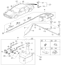 Diagram for Kia Windshield Washer Nozzle - 0K2BB67510
