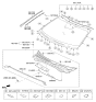 Diagram for Kia Windshield - 86110D5130
