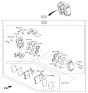 Diagram for Kia Brake Caliper Piston - 581123N500