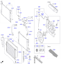 Diagram for Kia A/C Condenser - 97606H9100