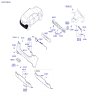 Diagram for Kia Bumper Reflector - 92406H9100