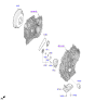 Diagram for Kia Forte Oil Filter - 481482H000