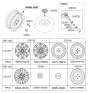Diagram for Kia Spare Wheel - 52910H9100